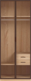 Twins design אטרון אמסטרדם 2 דלתות מגירות ותליה