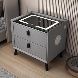 Twins design זוג שידות לילה חכמות לצד המיטה דגם תהל מבית Twins Design