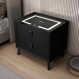 Twins design זוג שידות לילה חכמות לצד המיטה דגם פיליפ מבית Twins Design