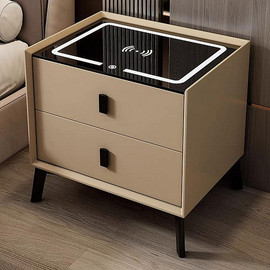 Twins design זוג שידות לילה חכמות לצד המיטה דגם טובל מבית Twins Design