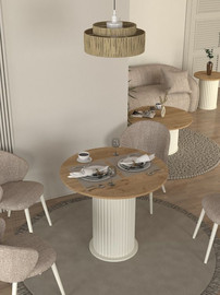 Twins design שולחן פינת אוכל עגול דגם BOHEMA – מבית Twins Design