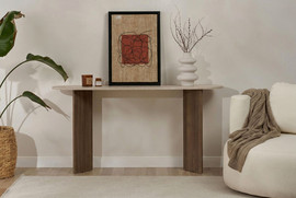 Twins design קונסולה בגוון טרוורטין דגם מודנה מבית Twins Design