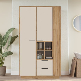 Twins design ארון אחסון רב-תכליתי משולב מדפים ומגירות 110 ס"מ במגוון צבעים לבחירה דגם Monaco מבית Twins Design