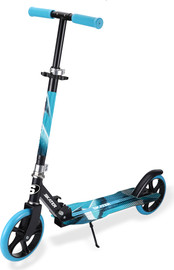 Skater קורקינט אלומיניום צבע כחול BIG WHEEL מתקפל 200 מ”מ SKATER
