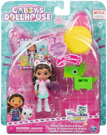 Gabby's Dollhouse סט משחק עם בובות גבי ודרקון + אביזר הפתעה