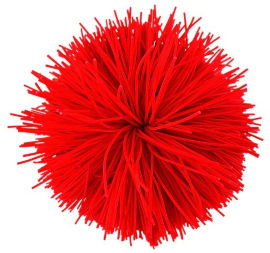KOOSH כדור חוטים גומי 11 ס"מ מקורי לילדים ולמבוגרים במגוון צבעים לבחירה