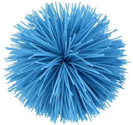 KOOSH כדור חוטים גומי 11 ס"מ מקורי לילדים ולמבוגרים במגוון צבעים לבחירה