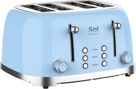 סול מצנם מפואר 4 פרוסות Sol SL-7407 תכלת