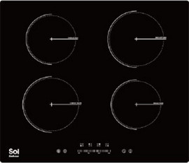 Sol כיריים אינדוקציה 4 מוקדי בישול - 59 ס"מ Sol סול FQ6IND-487