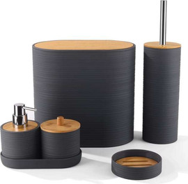 BoxShop סט אביזרים מהמם לאמבטיה 5 חלקים