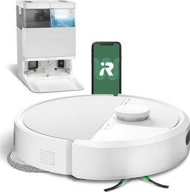 iRobot שואב אבק ושוטף רובוטי כולל תחנת עגינה iRobot איירובוט Roomba Combo +405
