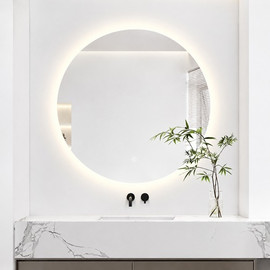 VIVA HOME מראת LED עגולה דגם מון – גודל 80 ס"מ