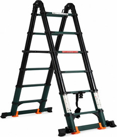 Telescopic סולם ARMY פרימיום טלסקופי כפול – 3.8 מטר – מותג TELESCOPIC