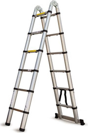 Telescopic סולם אלומיניום טלסקופי כפול 3.2 מטרים – מותג TELESCOPIC