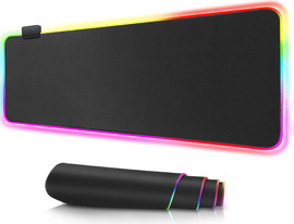 Gamerz משטח עכבר גיימינג XXL משלב תאורת led מתחלפת במספר מצבי תאורה וביצועים ללא תחרות, מבית Gamerz