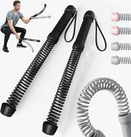 Teo Sport מוטות התנגדות קפיציים ארוכים לעיצוב פלג הגוף העליון