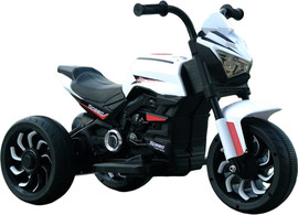 Rosso Italy אופנוע חשמלי מפואר לילדים ‏6V דגם RSM-5045 לבן