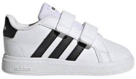 Adidas נעלי אופנה לילדים GW6521 בצבע לבן עם שילוב שחור