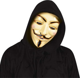 בי מגניב מסכת אנונימוס (Anonymous) מקורית מבית Rubie's : המראה העוצמתי עם תאורה