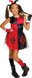 בי מגניב תחפושת הארלי קווין לילדות 5-7, 8-10, 10-12 שנים 🎭