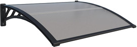 Garden Top גגון גשם לדלת/חלון דגם קנדה A - שחור