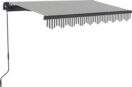 Garden Top סוכך זרועות מתקפל דגם אסיה D - פסים