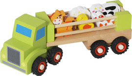 BUBU משאית חקלאית מעץ למשחק