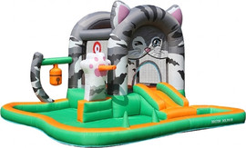 Doctor Dolphin מתקן מתנפח עם מגלשה דגם DD-72090