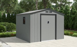 Garden Top מחסן מתכת פרמיום דגם 2.77X2.55 Garden Top G98