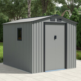 Garden Top מחסן מתכת פרמיום דגם 2.13X2.55 Garden Top G78