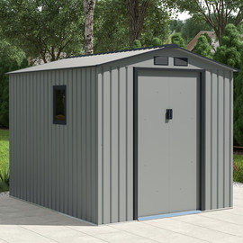 Garden Top מחסן מתכת פרמיום דגם 2.77X1.91 Garden Top G96