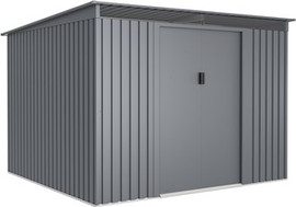 Garden Top מחסן מתכת סקיילייט דגם Sky D מידה Garden Top  2.61X2.41