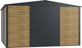 Garden Top מחסן מתכת פרמיום דגם  3.60X3.60 DZ9