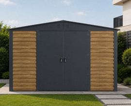 Garden Top מחסן מתכת פרמיום דגם  3.0X3.0 DZ6