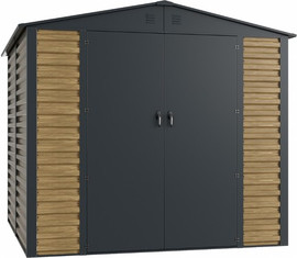 Garden Top מחסן מתכת פרמיום דגם  2.40X2.40 DZ4