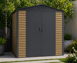 Garden Top מחסן מתכת פרמיום דגם 2.40X1.80 DZ3