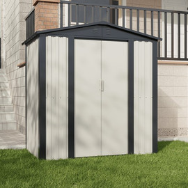 Garden Top מחסן מתכת פרמיום דגם 1.85X1.80 Garden Top DS2