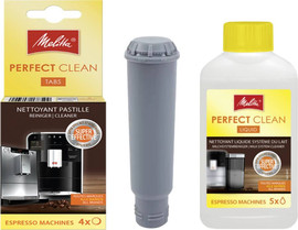 Melitta ערכת ניקיון ותחזוקה שנתית למכונות קפה אוטומטיות טוחנות מבית Melitta