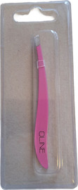 Becker SOLINGEN פינצטה איכותית ארגונומית מעוקלת ראש אלכסוני אלחלד תוצרת גרמניה