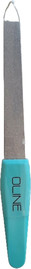 Becker SOLINGEN פצירה מסורתית אבן ספיר לשיוף ציפורניים ידית תכלת