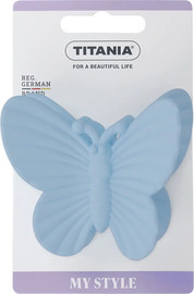 Titania Solingen קליפס פרפר בצבע כחול בהיר מט