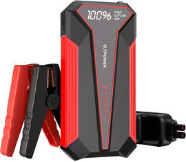 סטארט הום בוסטר התנעה עוצמתי לרכב 16,800mAh – ג'אמפ סטרטר נייד 1000A עם צג דיגיטלי ופנס