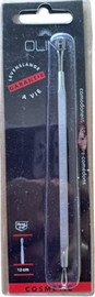 Becker SOLINGEN דיוק קליני אצלך במראה: מסיר שחורים מקצועי דו-צדדי מנירוסטה אל-חלד D-LINE – אורך 12 ס"מ