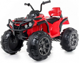 מאמא יוקרו טרקטורון עוצמתי 12V + שלט צבע אדום