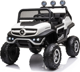 מאמא יוקרו גיפ מרצדס יונימוג 12V פרימיום גוון לבן
