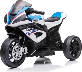 מאמא יוקרו אופנוע ממונע 12V צבע כחול BMW HP4 עם 3 גלגלים