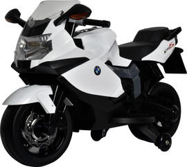 מאמא יוקרו אופנוע ממונע לילדים BMW 24V בצבע לבן