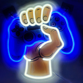ORO מנורת ניאון USB ג’ויסטיק, לעיצוב ואווירה – Neon Joystick