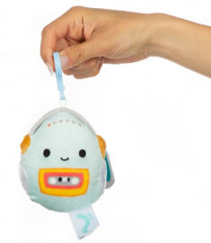 Squishmallow סקווישמלו בובה עם קליפס קסיה הווקמן 9 ס"מ