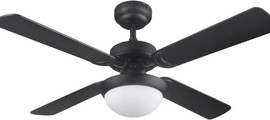 Semicom מאוורר תקרה "ENERGY 42 עם שלט-שחור Semicom SM-L42043B/18CT